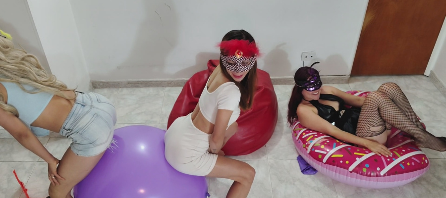 The Threesome Party Sit to pop and Donut Pop