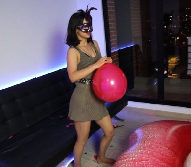 Sarah Dancing along with some Balloons #music